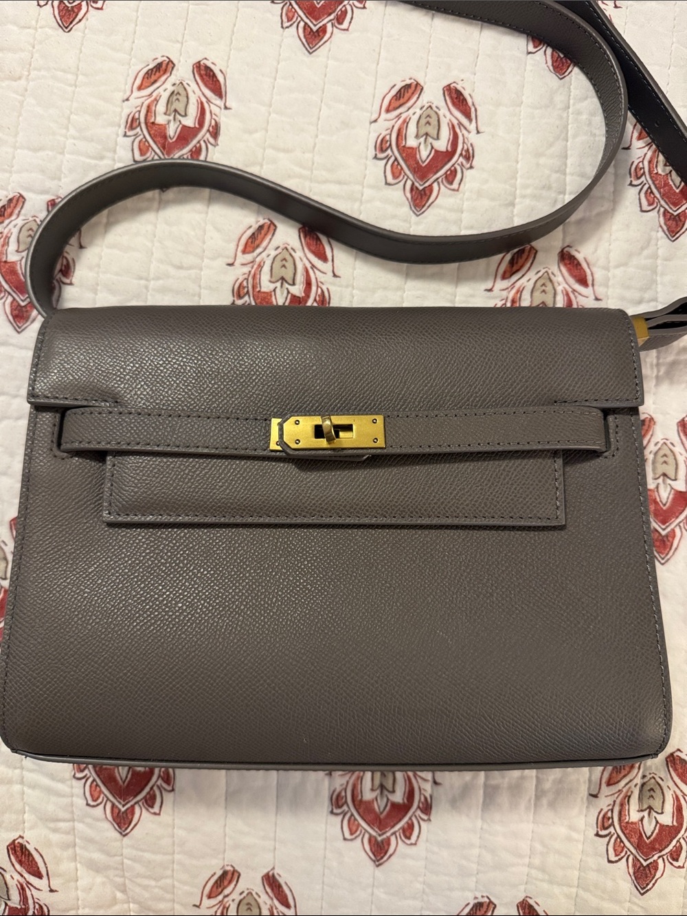 C Paravano Crossbody Bag with Gold Hardware